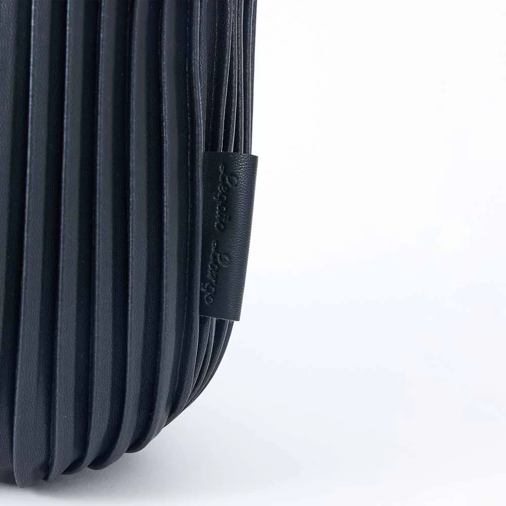 תיק צד TOTE PLEATS שחור 0202 - Image 8