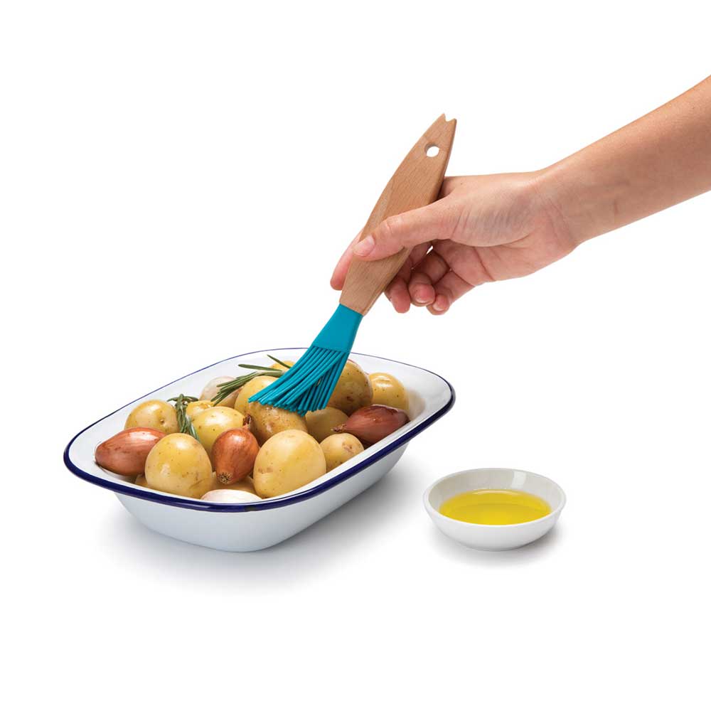 מברשת סיליקון בצורת דג Finn כחול - Image 4