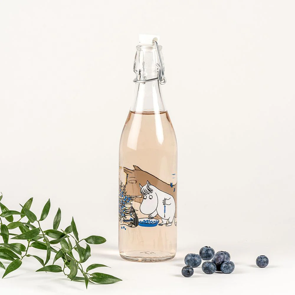בקבוק זכוכית חצי ליטר Blueberries - Image 3