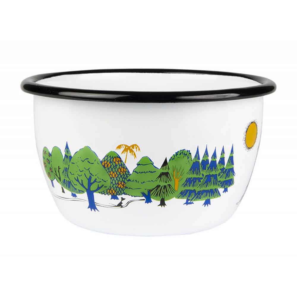 קערת אמייל moominvalley white M - Image 2