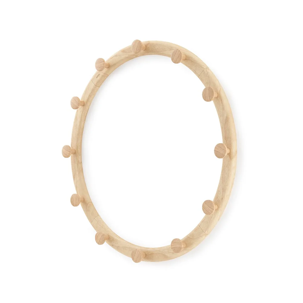 סט 4 מתלי Slinka hook עץ טבעי - Image 6