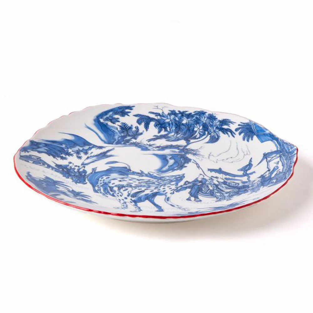 צלחת פורצלן BLU CHINOISERIE - Image 2