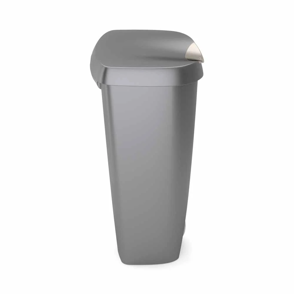 פח עם רגלית דריכה, 50 ליטר BRIM אפור - Image 5