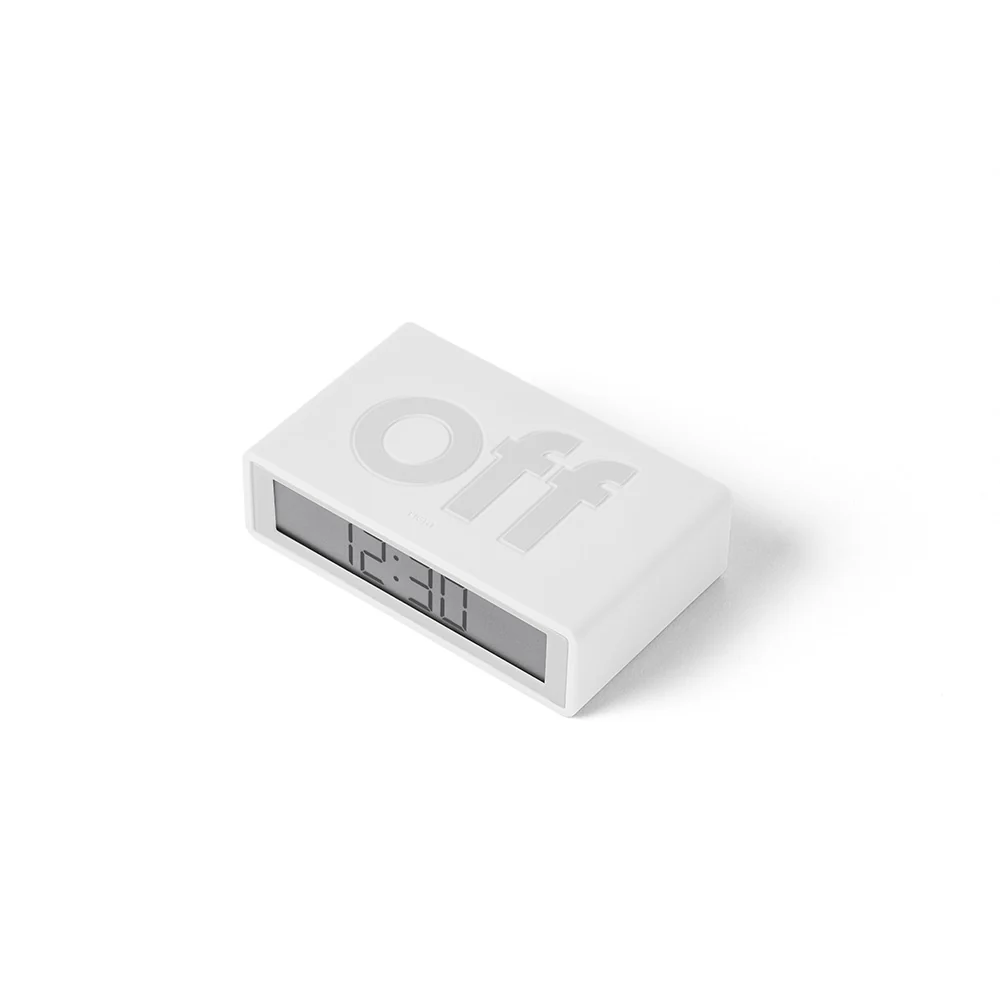 שעון מעורר FLIP TRAVEL לבן - Image 4