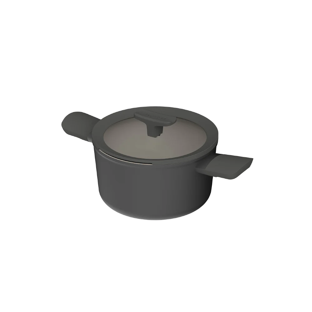 סיר 20 ס"מ עם מכסה Balance Carbon