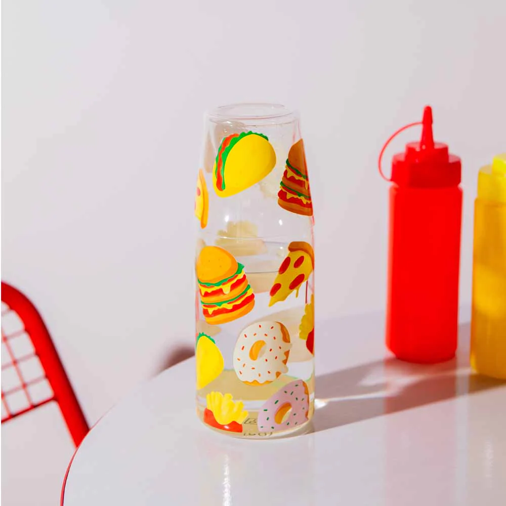 כד עם כוס זכוכית - FAST FOOD - Image 2