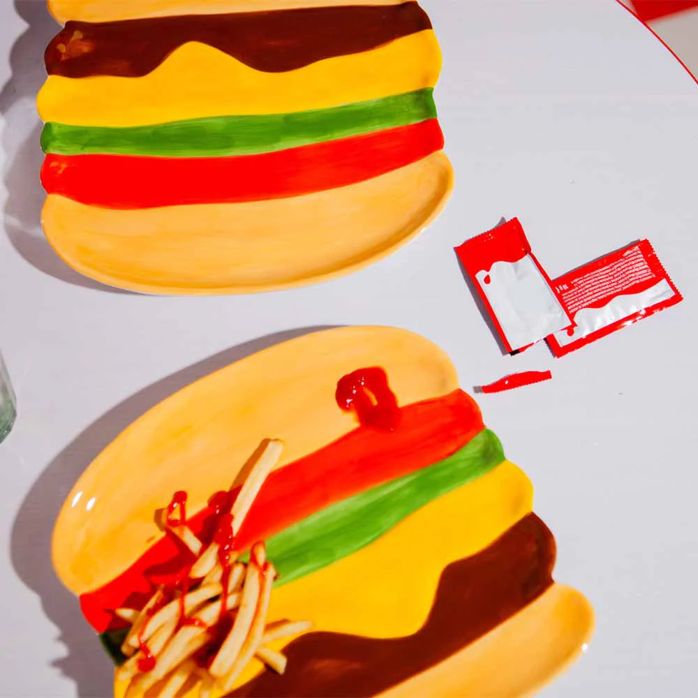 צלחת המבורגר - FAST FOOD - Image 3