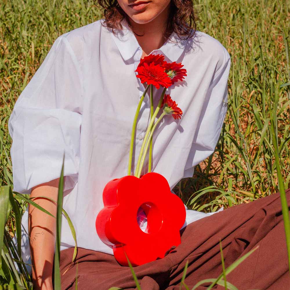 אגרטל אדום - דייזי - Image 3