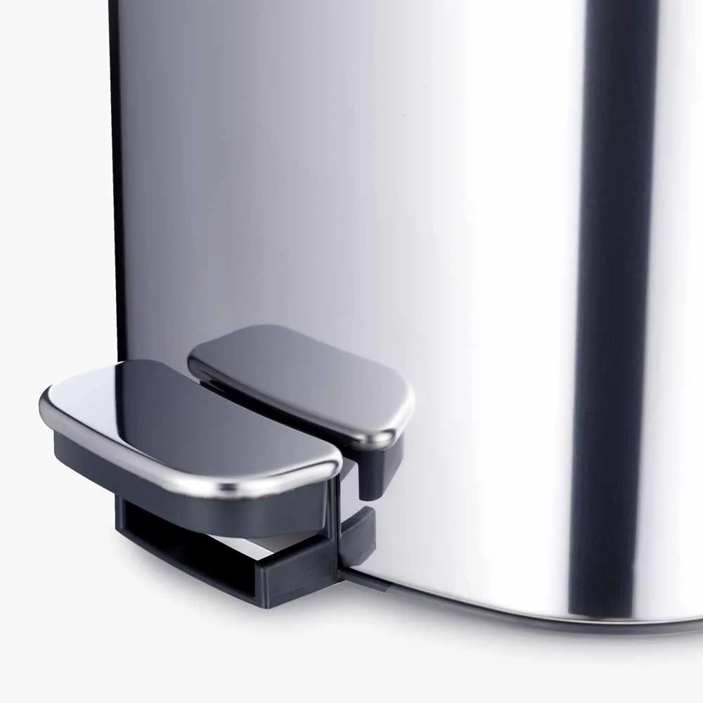 פח לשירותים EasyStore Luxe כסוף - Image 4