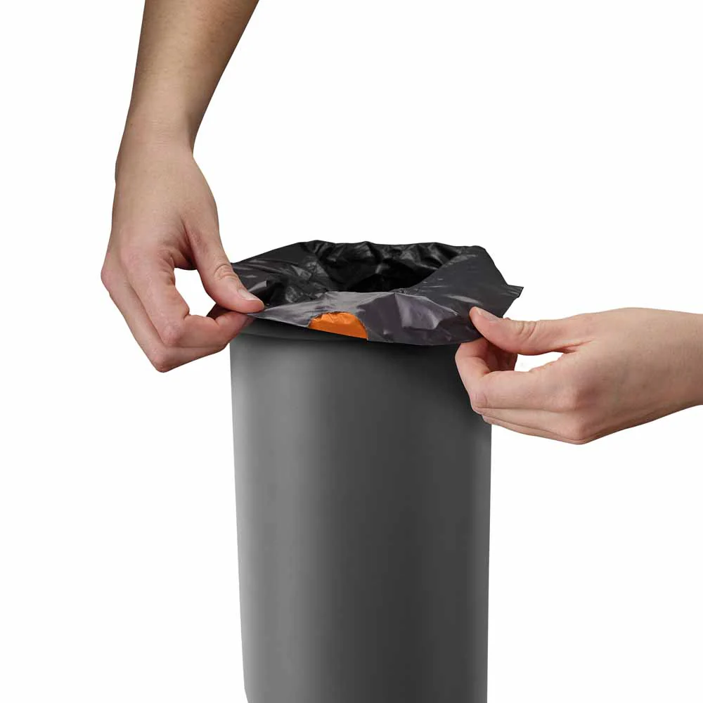 פח לשירותים EasyStore Luxe כסוף - Image 9