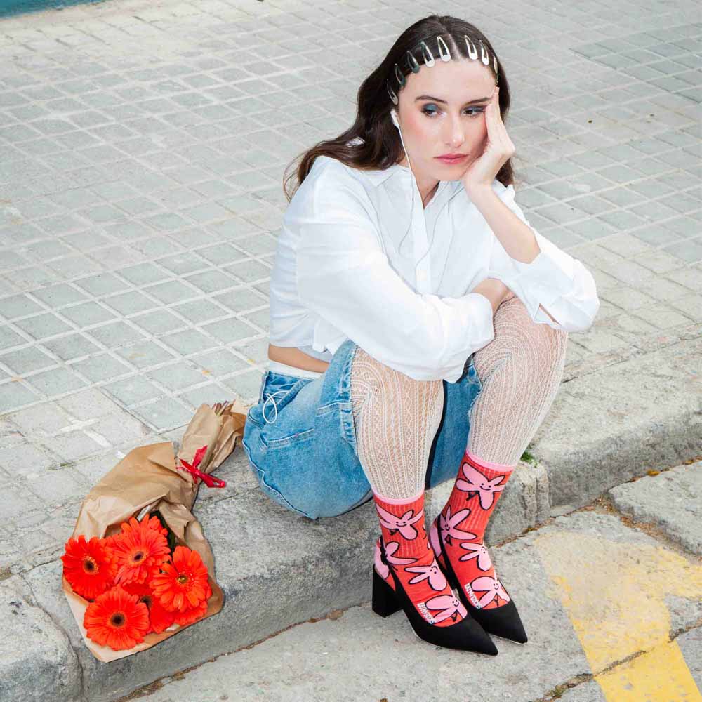 גרביים, דייזי ורוד - Image 4