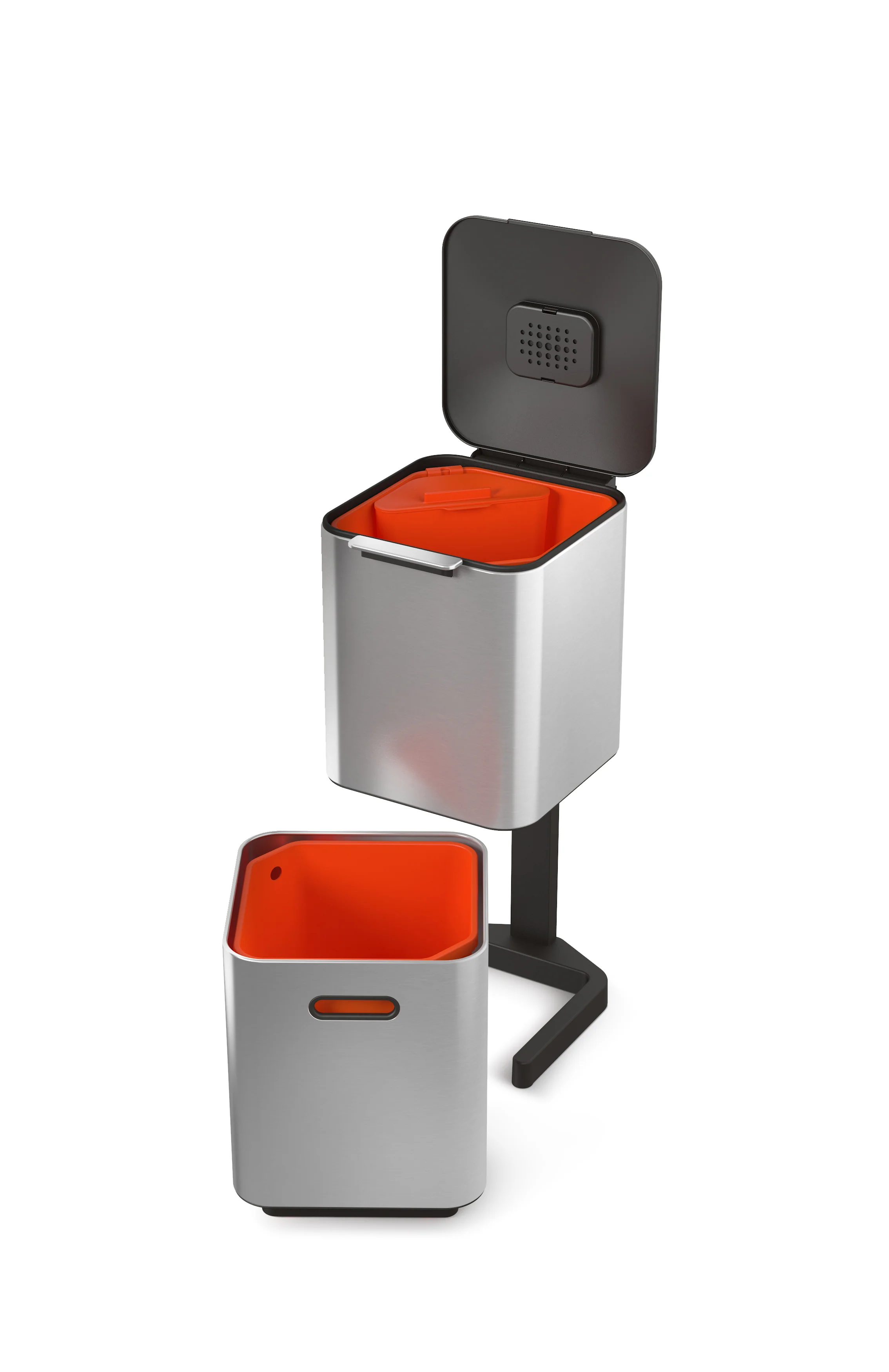 פח מיחזור TOTEM כסוף 40L - Image 3