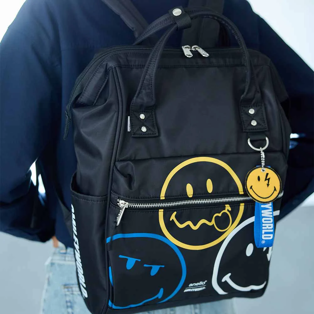 תיק גב KUCHIGANE R SMILEY שחור 006 - Image 11