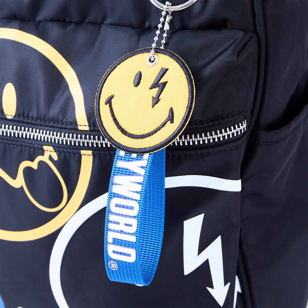 תיק גב KUCHIGANE R SMILEY שחור 006 - Image 3
