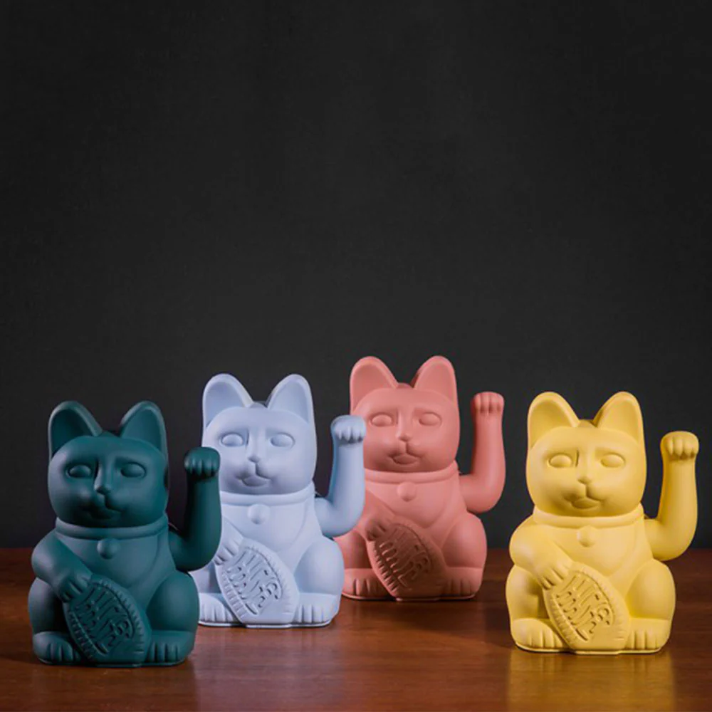 חתול מזל Maneki צהוב - Image 3