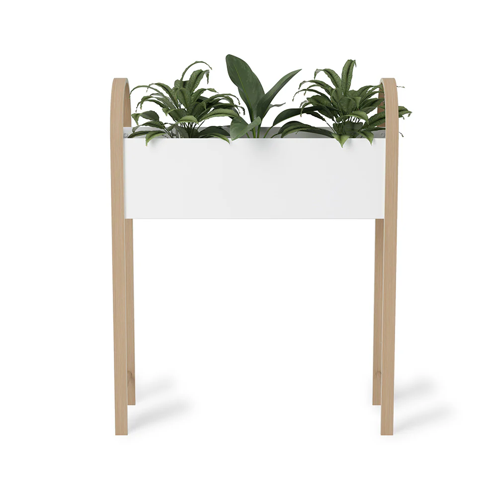 מעמד עציצים GROVE לבן