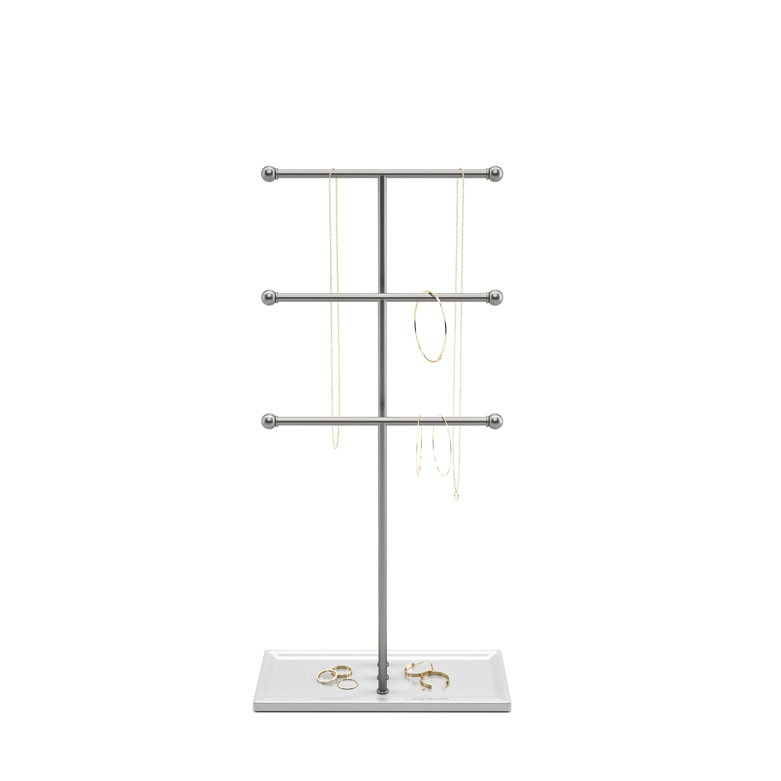 מעמד תכשיטים TRIGEM לבן - Image 3