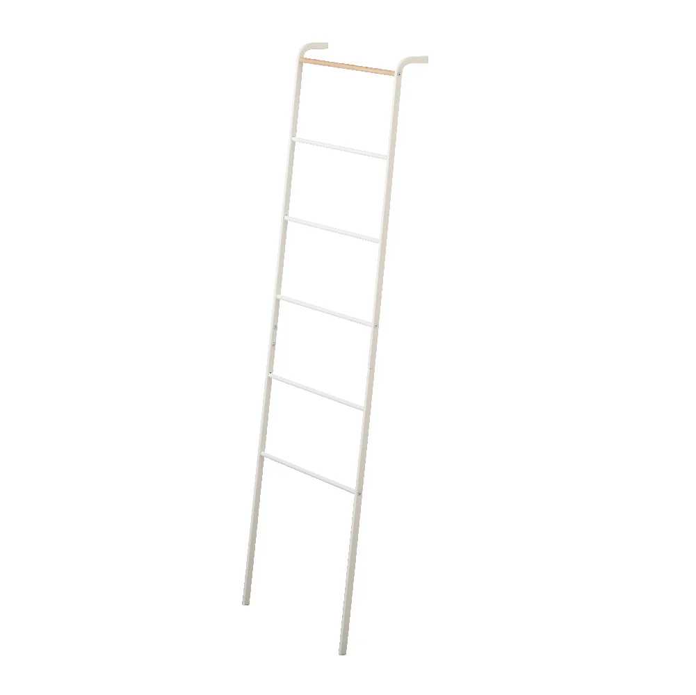 מתלה מגבות סולם גבוה לבן - Image 3