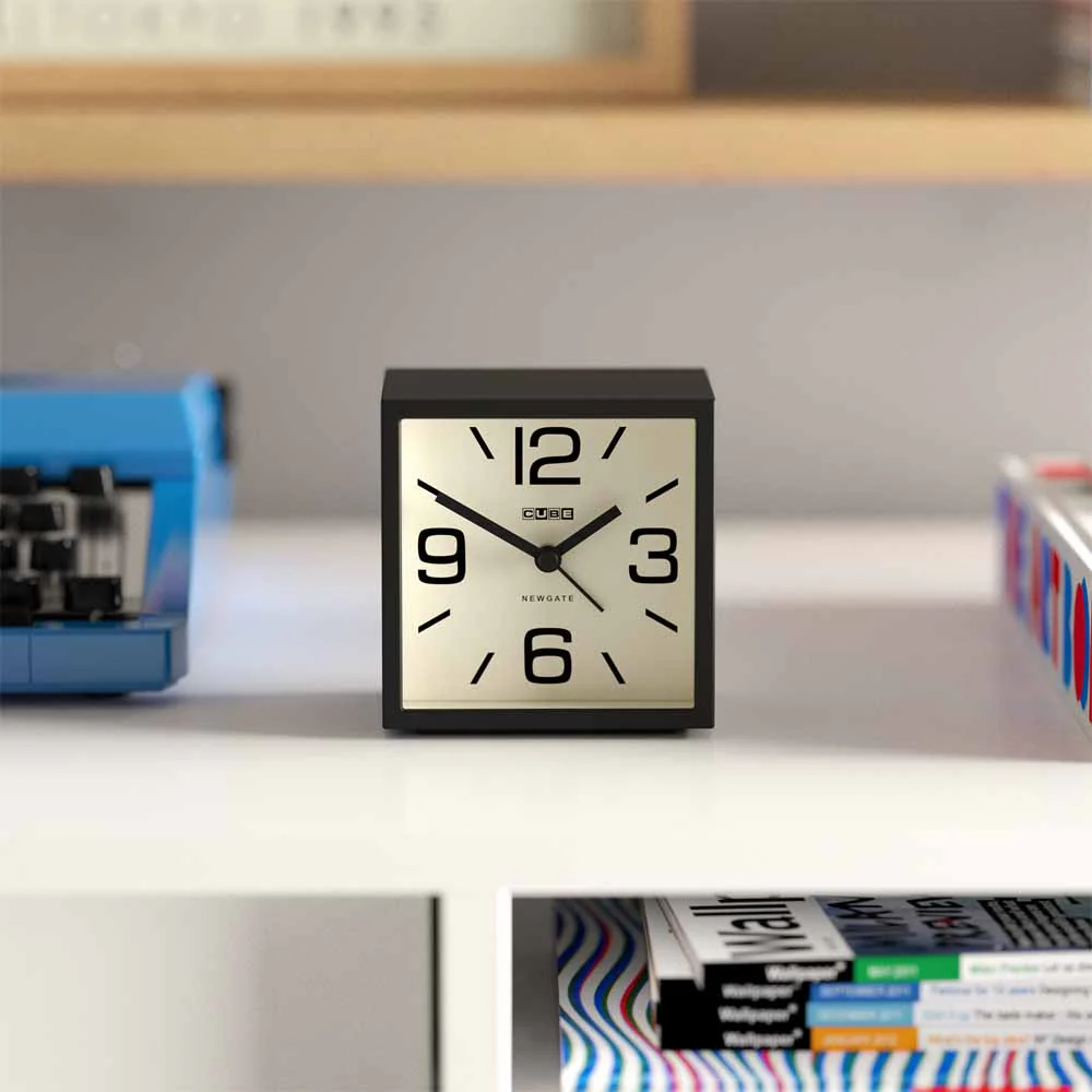 שעון מעורר Cube שחור - Image 2