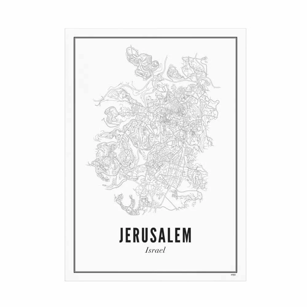 הדפס Jerusalem City M