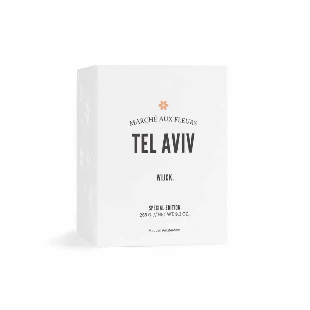נר ריחני תל אביב Flower Orange - Image 3