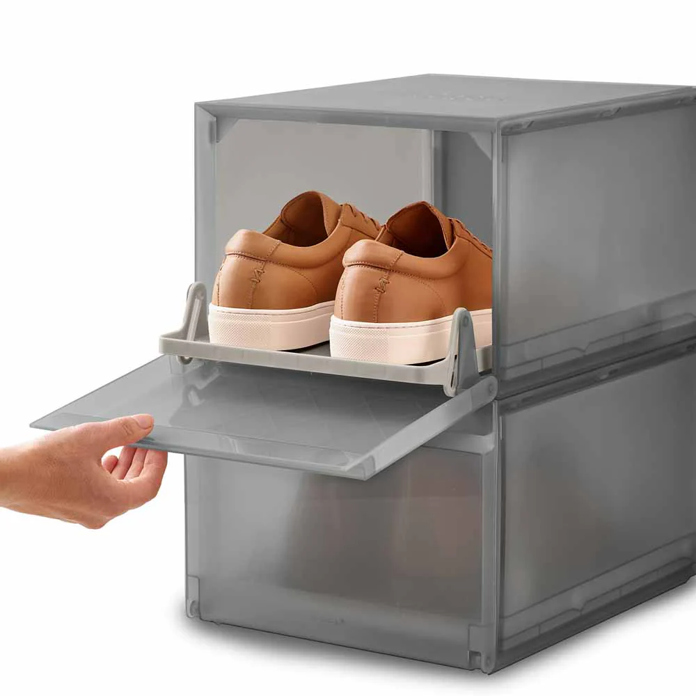 סט 2 קופסאות אחסון לנעליים Shoecase - Image 8