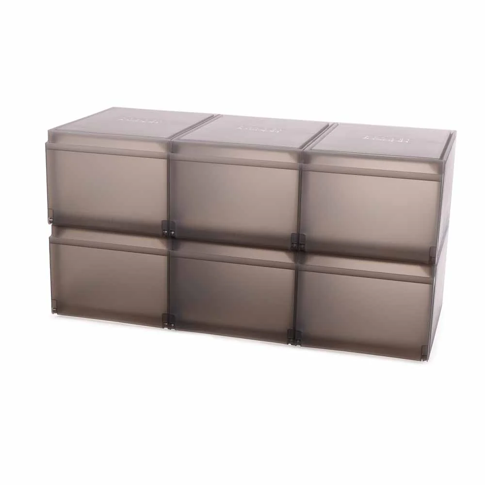 סט 6 קופסאות אחסון לנעליים Shoecase - Image 24