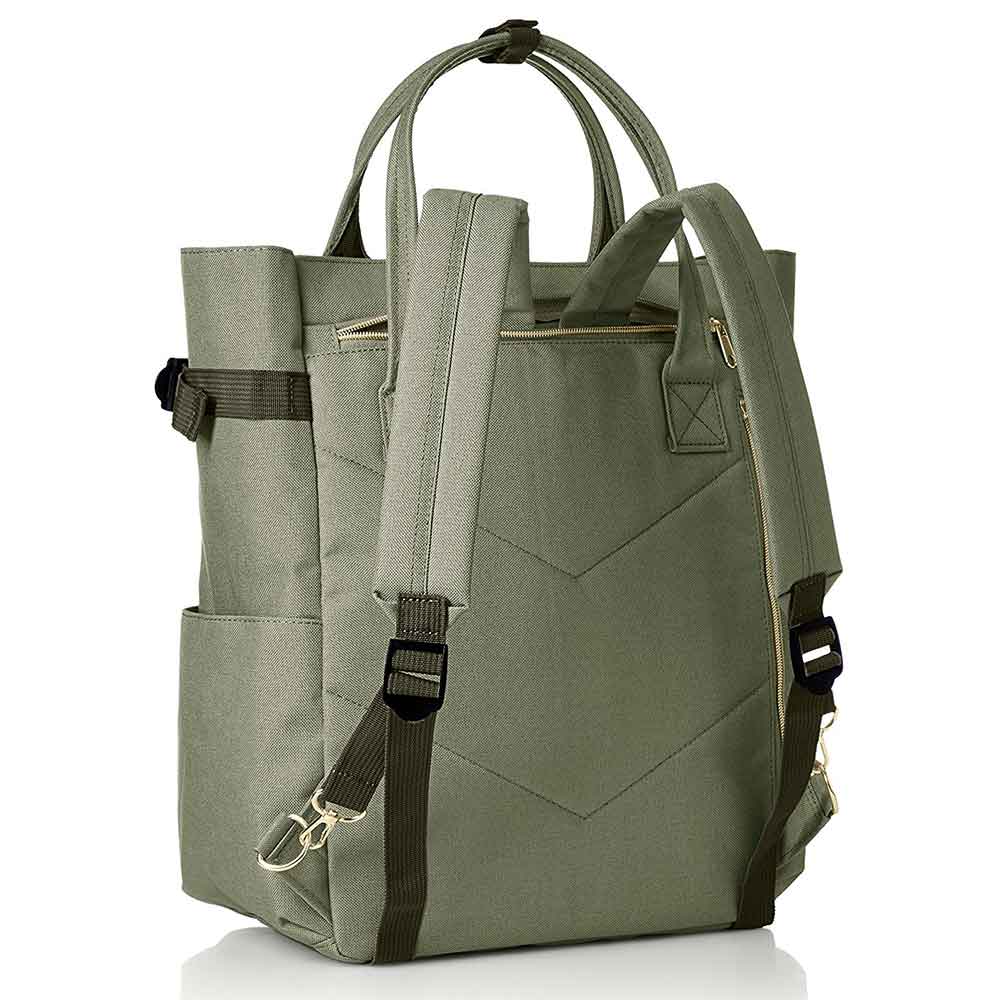 תיק גב Tote זית - Image 3