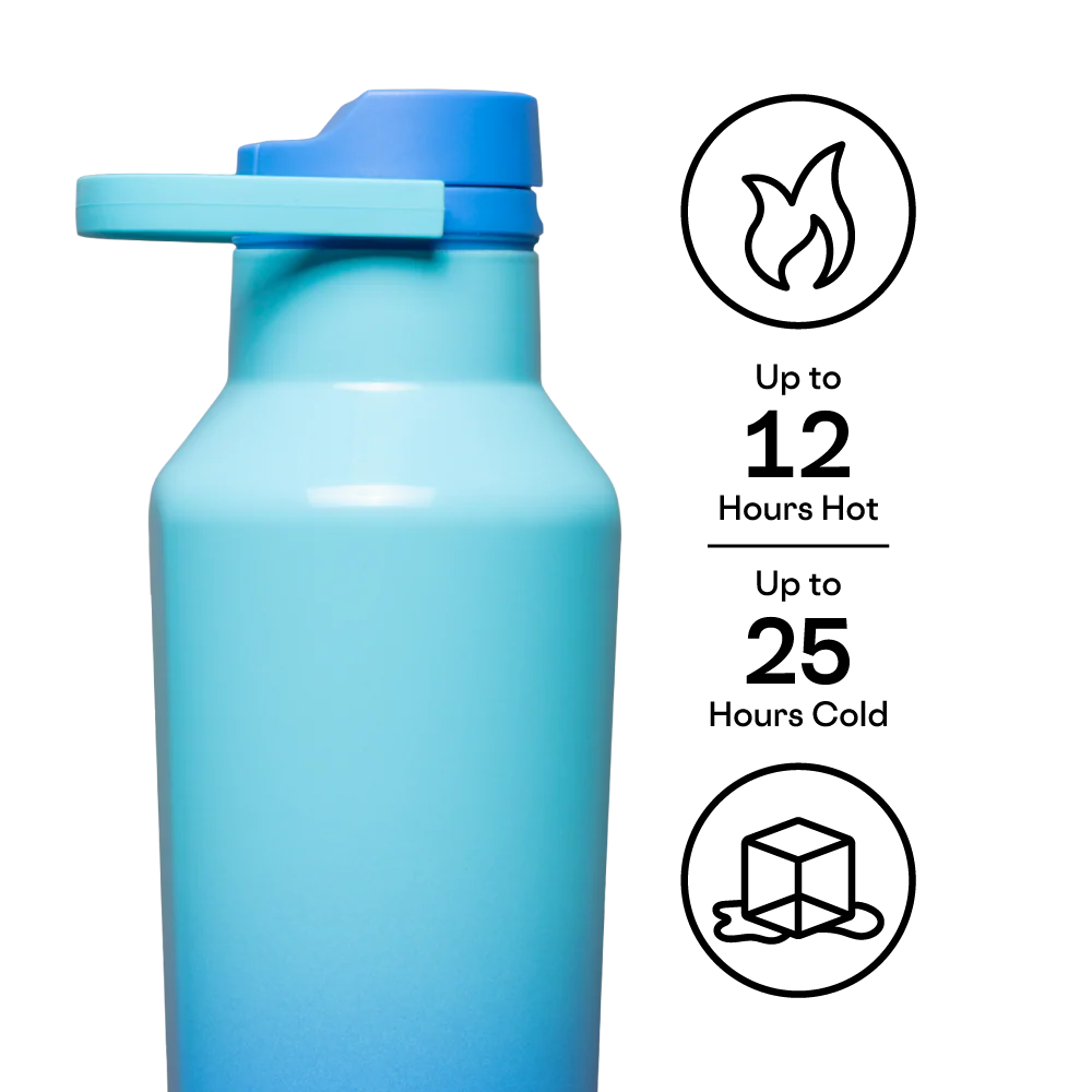 בקבוק מתכת Sport Canteen 590ML כחול - Image 2