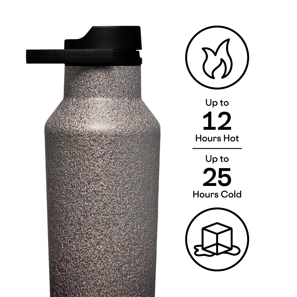 בקבוק מתכת Sport Canteen 590ML אפור כהה - Image 3