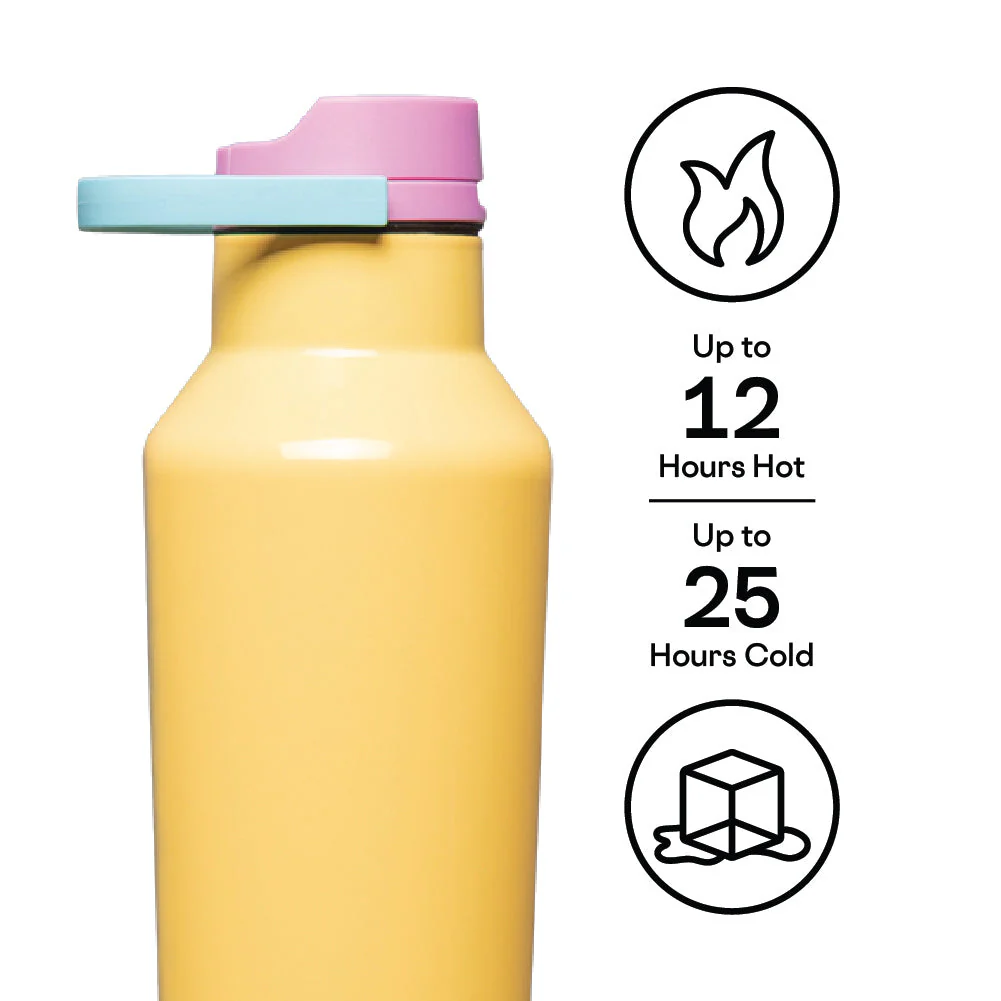 בקבוק מתכת Sport Canteen 590ML צהוב - Image 2