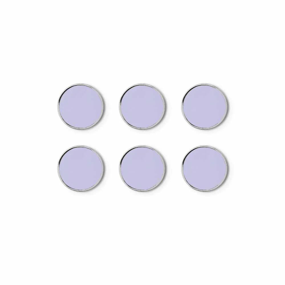 מגנטים Buttons סגול בהיר