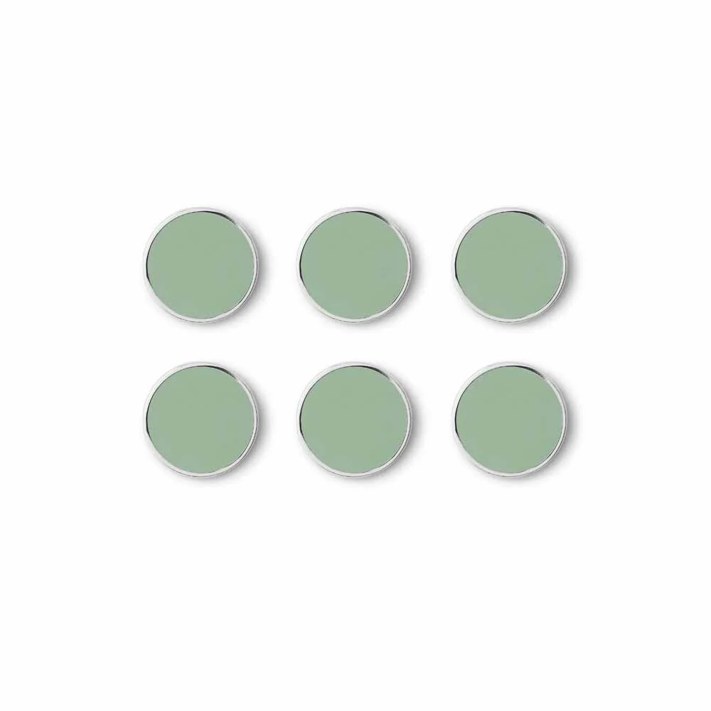 מגנטים Buttons ירוק מרווה