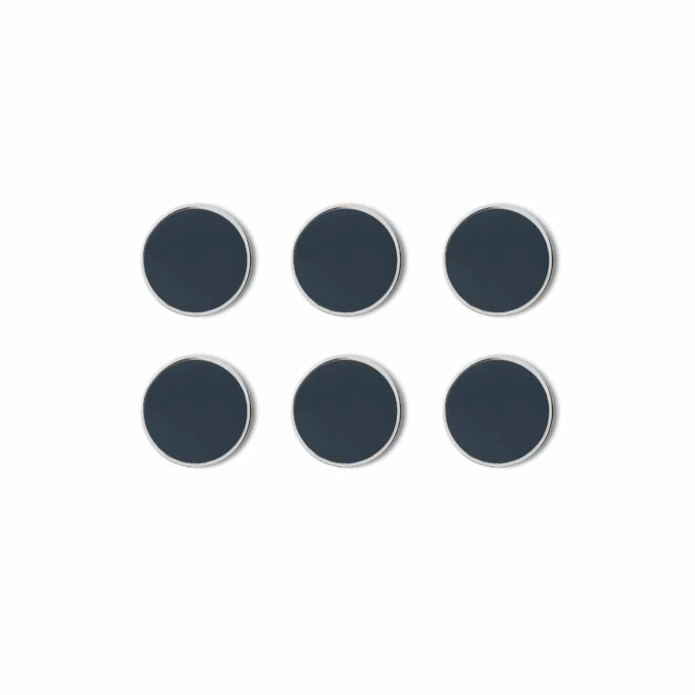 מגנטים Buttons אפור צפחה