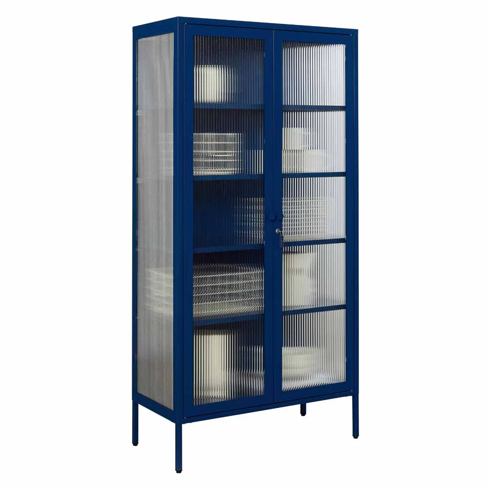 ארון דלתות זכוכית COLLECTOR נייבי - Image 7