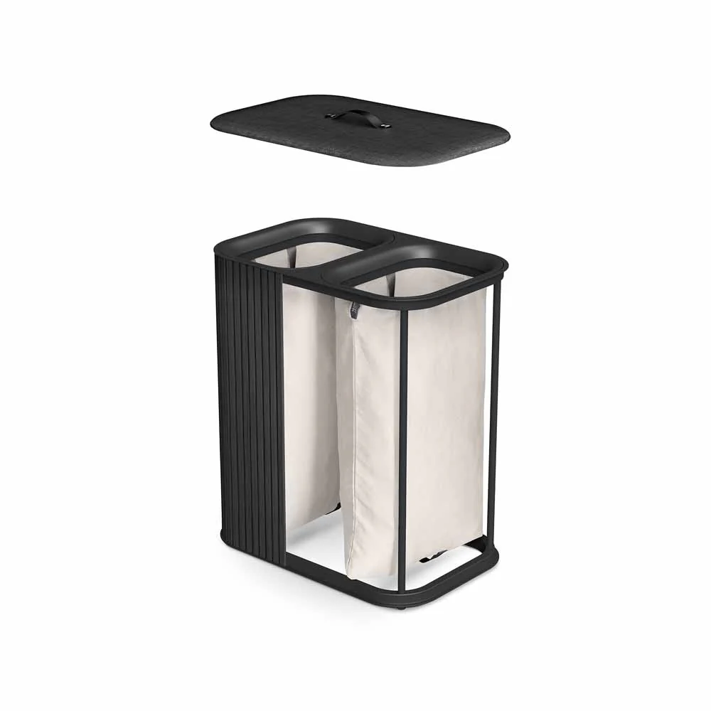 סל כביסה LUXE 90L TOTA שחור - Image 16