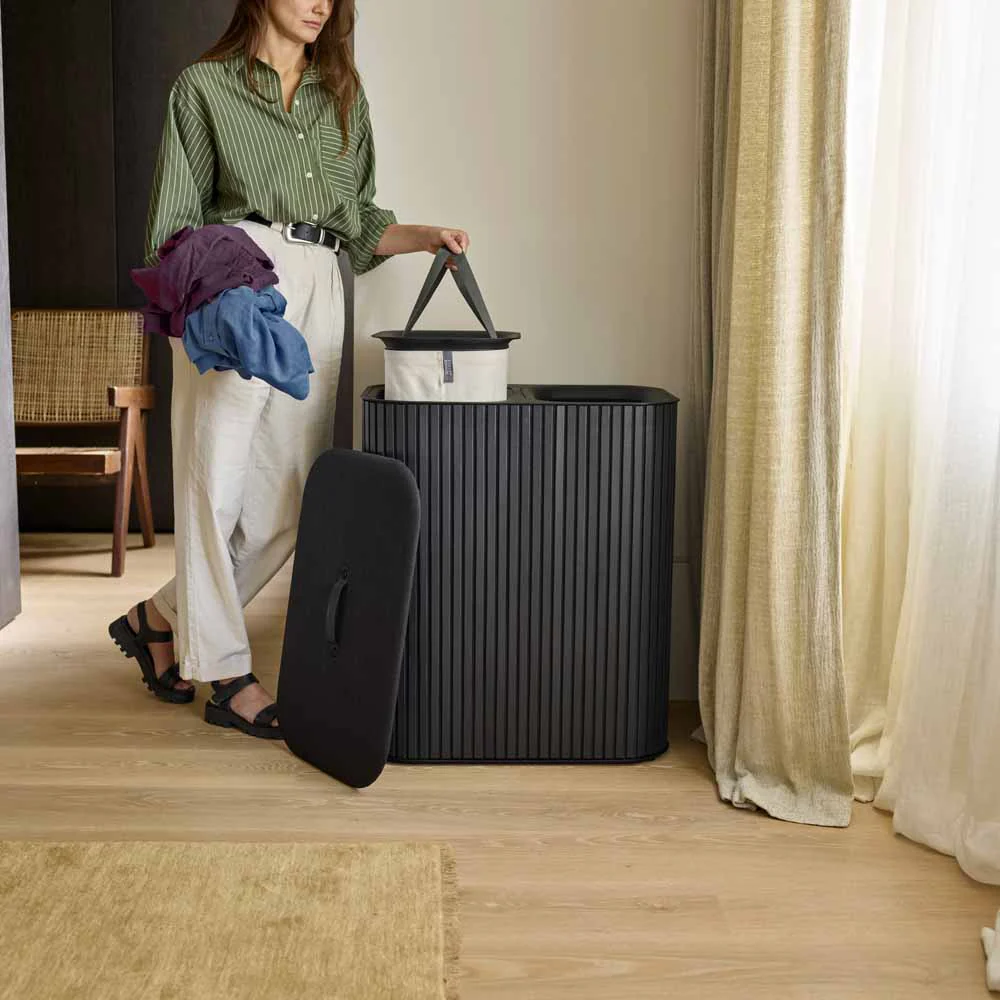 סל כביסה LUXE 90L TOTA שחור - Image 7