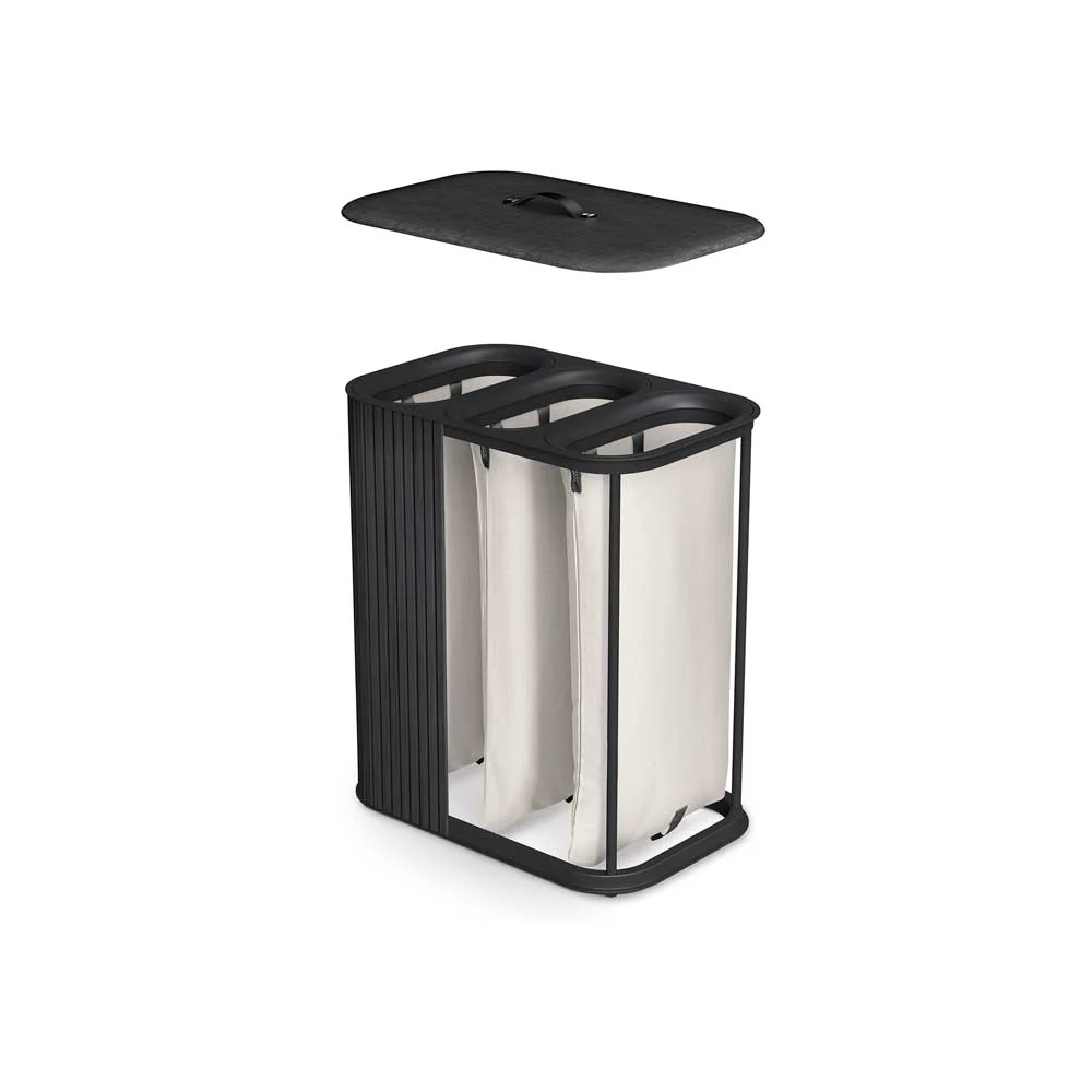 סל כביסה TOTA TRIO LUXE 90L שחור - Image 23