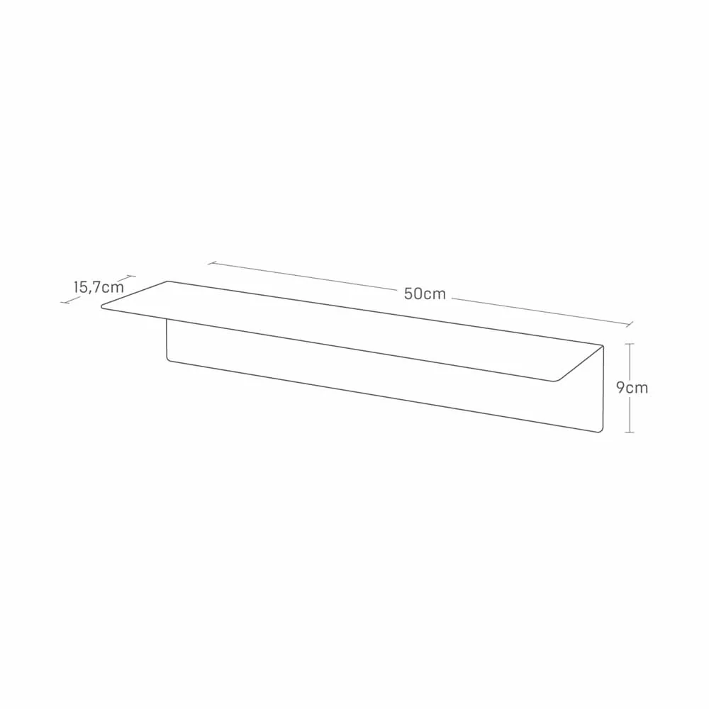 מדף מגנטי ישר לבן - Image 10
